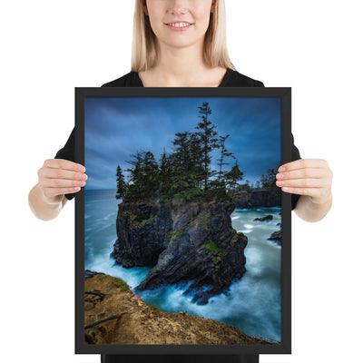 Oregon Coast Framed Luster