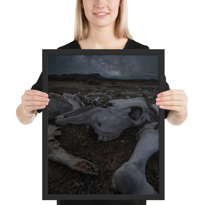 Cattle Graveyard Framed Luster