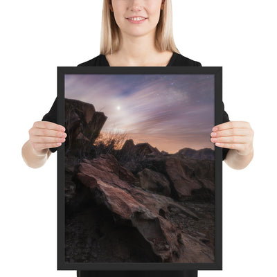 Big Bend Cloudy Twilight Framed Luster