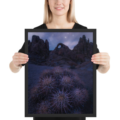 Eye of Alabama Hills Framed Luster