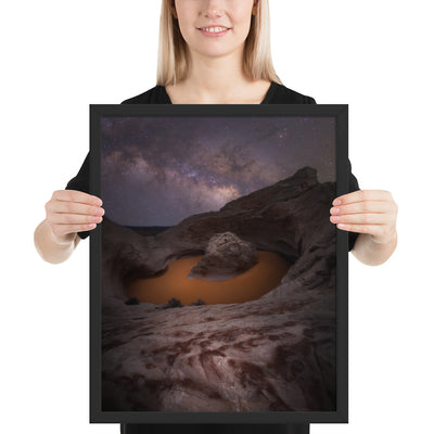 Cosmic Ashtray Night Framed Luster
