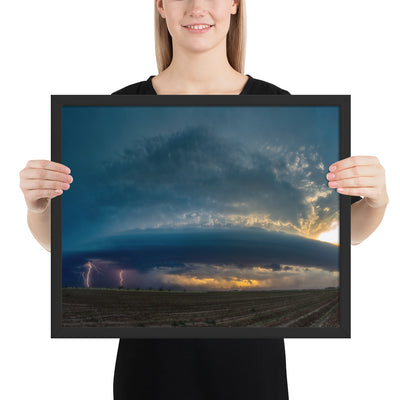 West Texas Spaceship Framed Luster