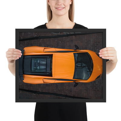Lamborghini Gallardo Aerial Framed Luster