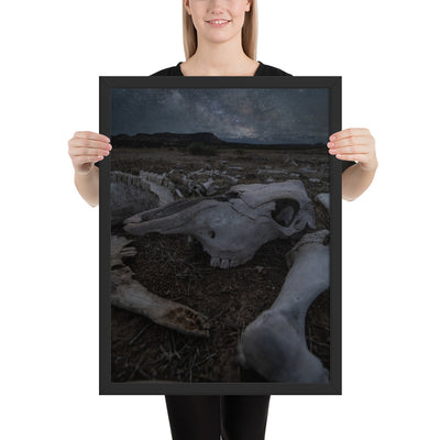Cattle Graveyard Framed Luster