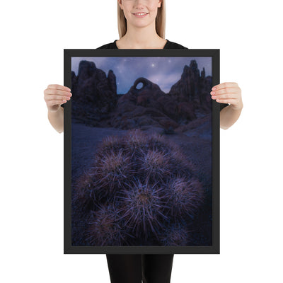 Eye of Alabama Hills Framed Luster