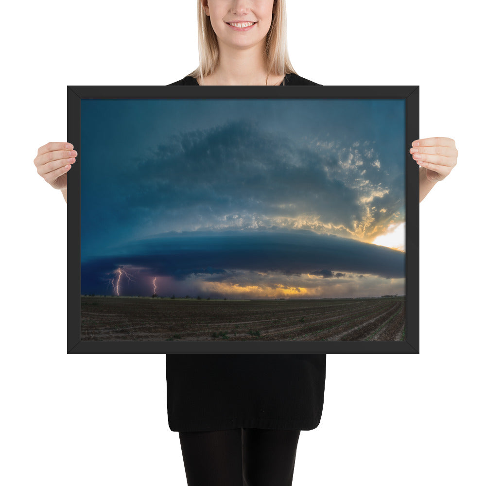 West Texas Spaceship Framed Luster