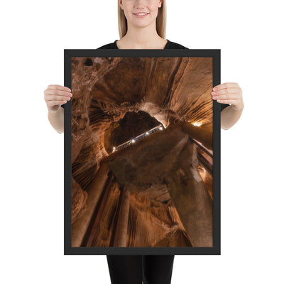 Cave Without a Name Framed Luster