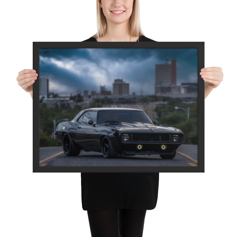 1969 Camaro Dusk Framed Luster