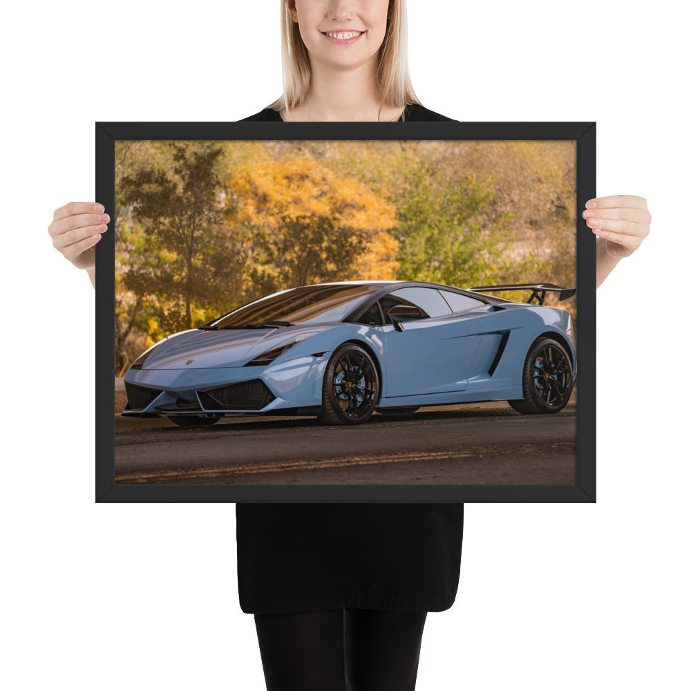 Lamborghini Gallardo Fall Framed Luster