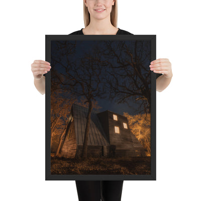 Cabin in the Woods Framed Luster