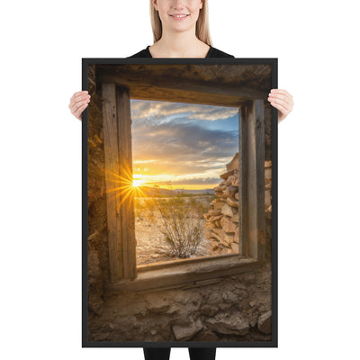 Terlingua Sunrise Framed Luster