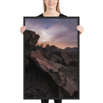 Big Bend Cloudy Twilight Framed Luster