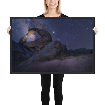 Mobius Arch Night Framed Luster