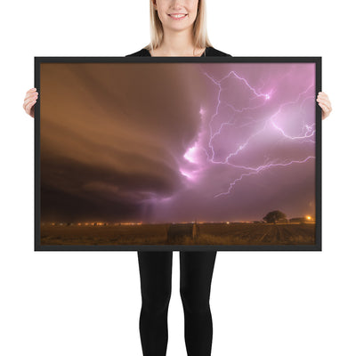 Dust Storm Supercell Framed Luster