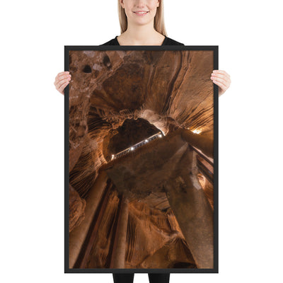 Cave Without a Name Framed Luster