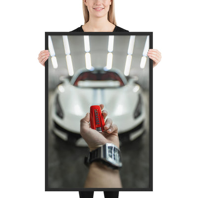 Ferrari 488 Pista Key Framed Luster
