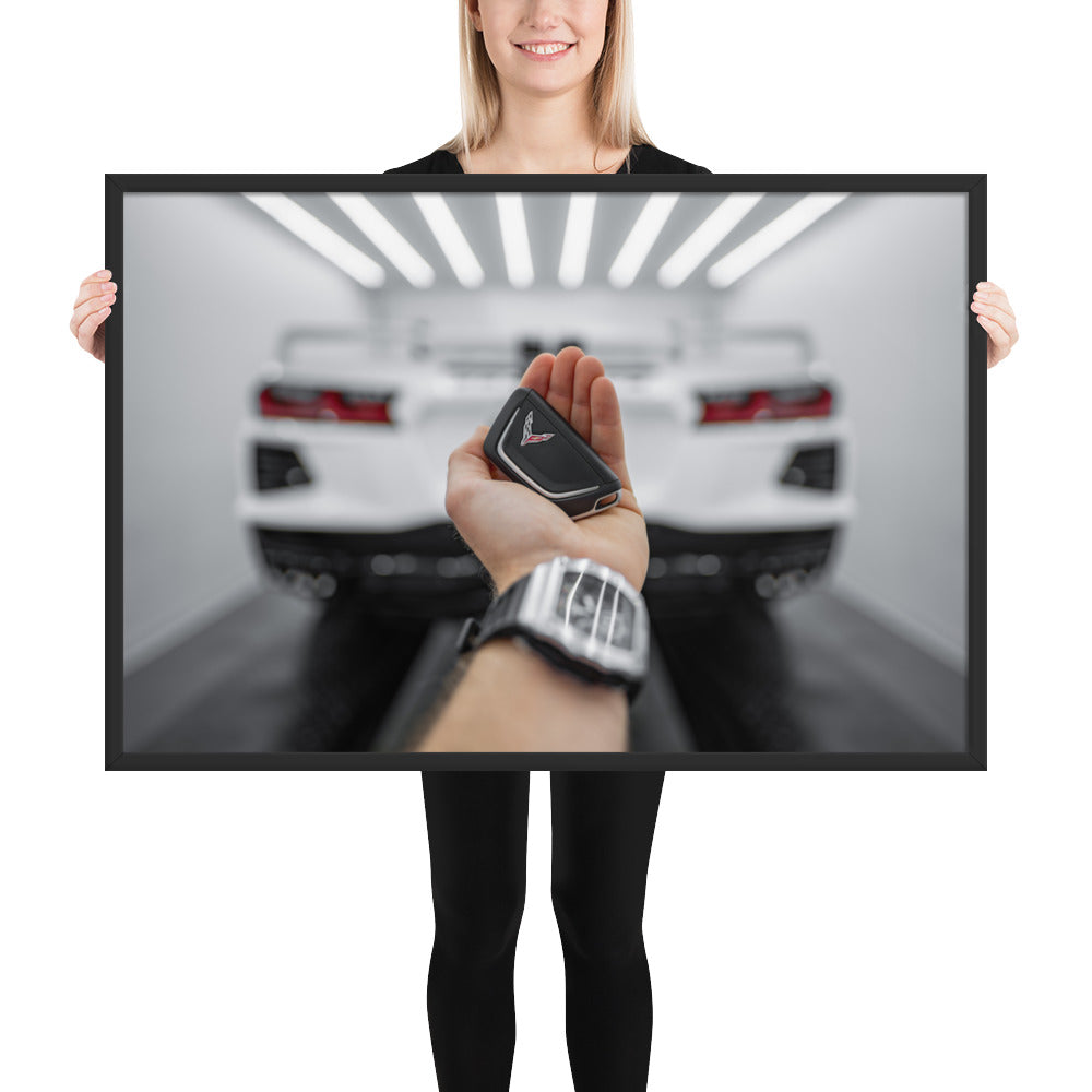C8 Corvette Key Framed Luster