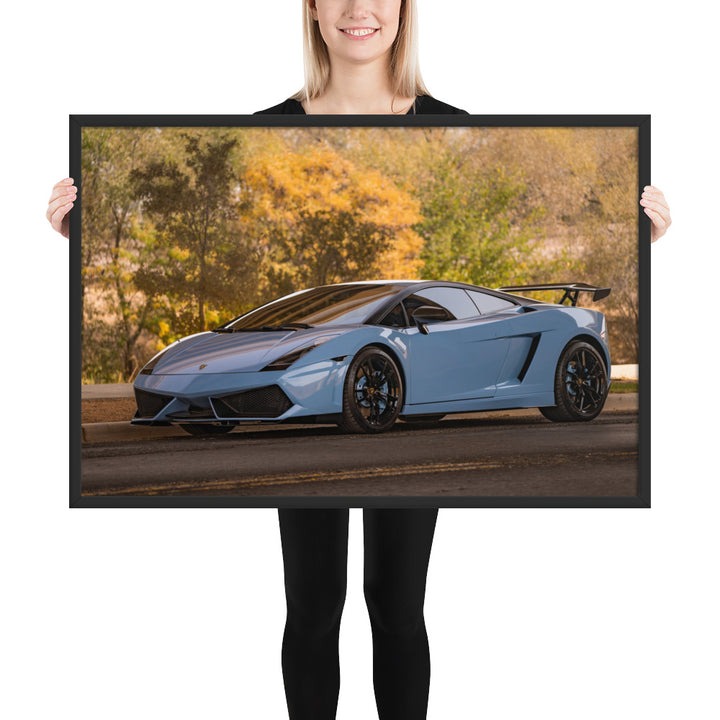 Lamborghini Gallardo Fall Framed Luster