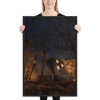 Cabin in the Woods Framed Luster
