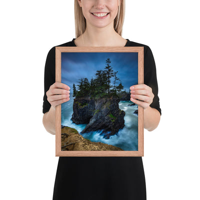 Oregon Coast Framed Luster
