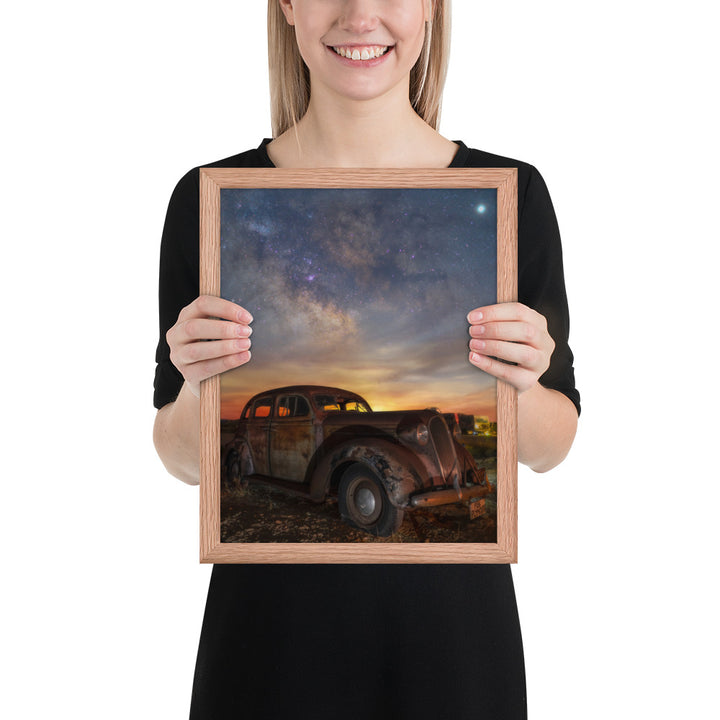 Terlingua Plymouth Framed Luster