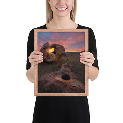 Big Bend Mortar Sunrise Framed Luster
