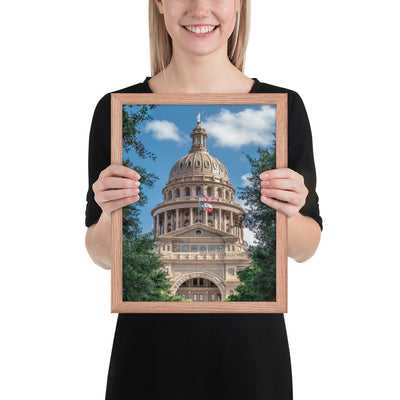 Texas State Capitol Framed Luster