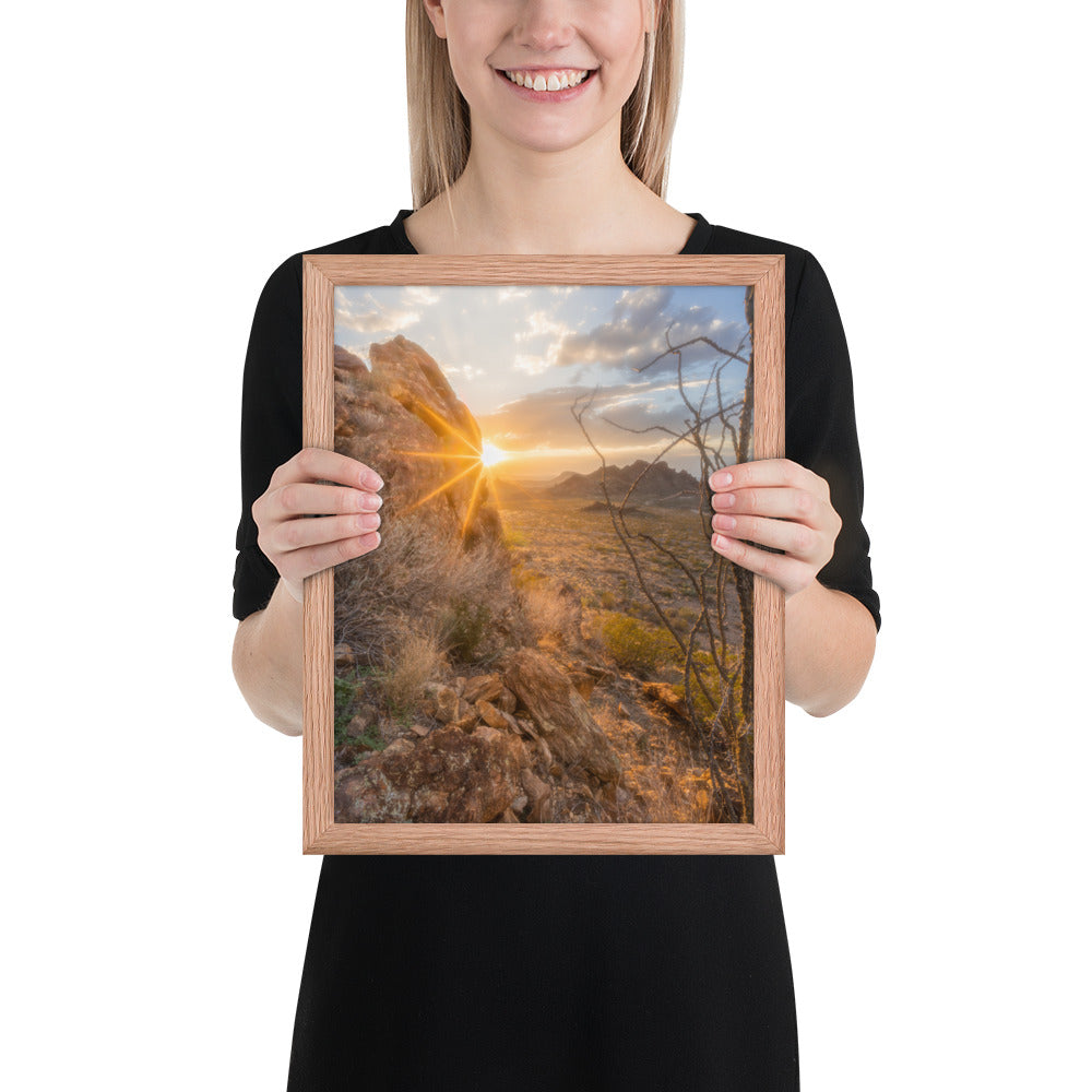 Big Bend Ross Maxwell Framed Luster