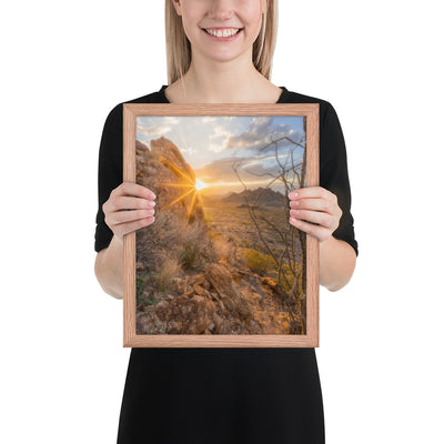 Big Bend Ross Maxwell Framed Luster