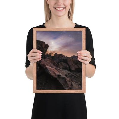 Big Bend Cloudy Twilight Framed Luster