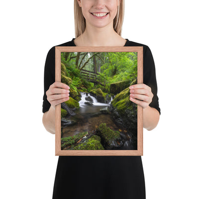 Oregon Fairy Garden Framed Luster