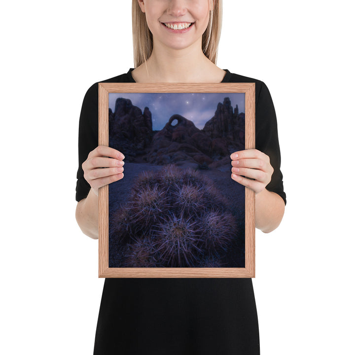 Eye of Alabama Hills Framed Luster