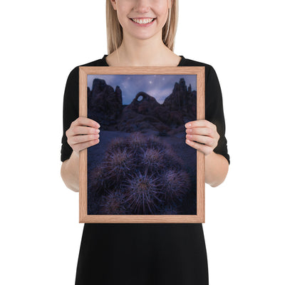 Eye of Alabama Hills Framed Luster