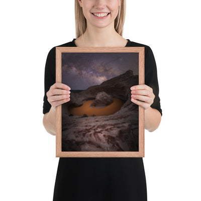 Cosmic Ashtray Night Framed Luster