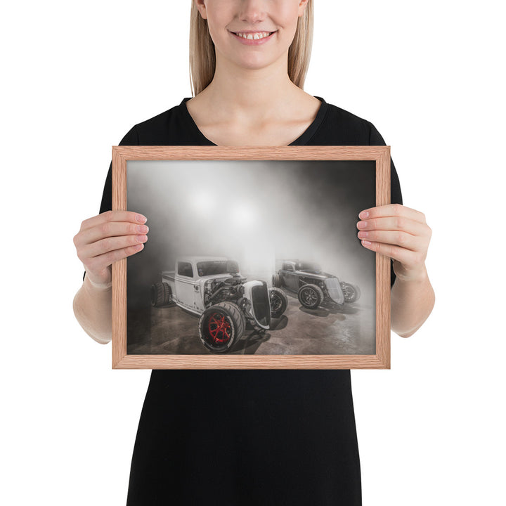 Black Label Ghosts Framed Luster