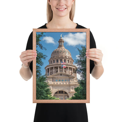 Texas State Capitol Framed Luster