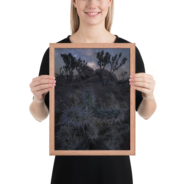 Joshua Tree Night Framed Luster