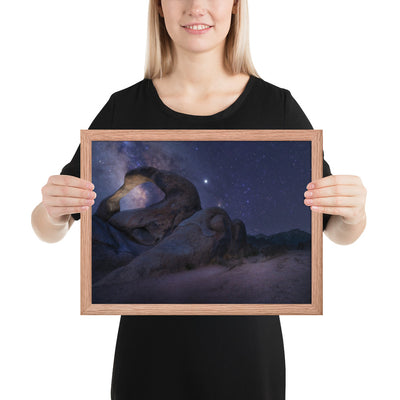 Mobius Arch Night Framed Luster