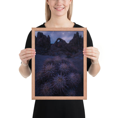 Eye of Alabama Hills Framed Luster