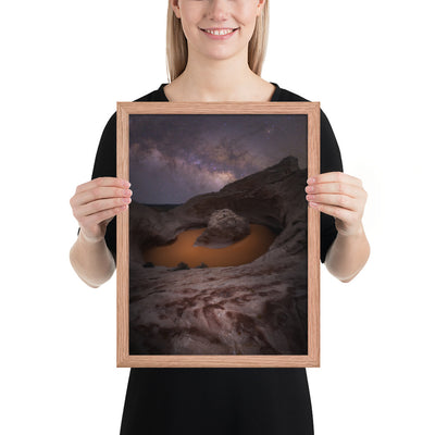 Cosmic Ashtray Night Framed Luster