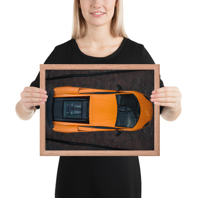 Lamborghini Gallardo Aerial Framed Luster