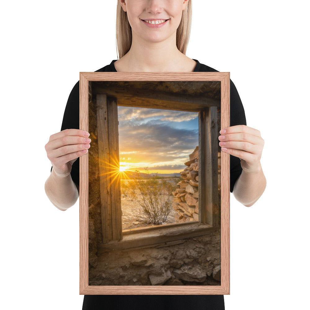 Terlingua Sunrise Framed Luster