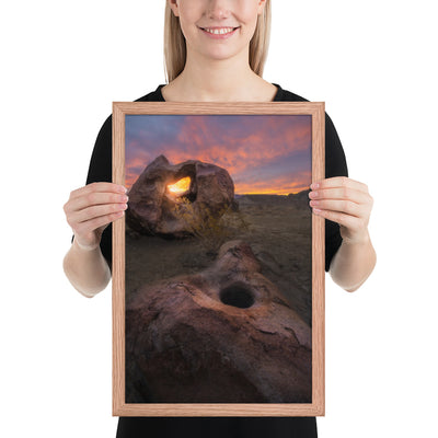 Big Bend Mortar Sunrise Framed Luster