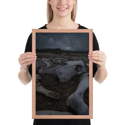 Cattle Graveyard Framed Luster
