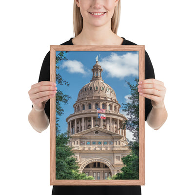 Texas State Capitol Framed Luster