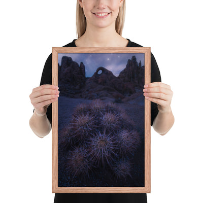 Eye of Alabama Hills Framed Luster