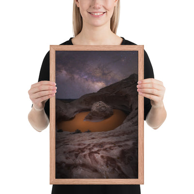 Cosmic Ashtray Night Framed Luster