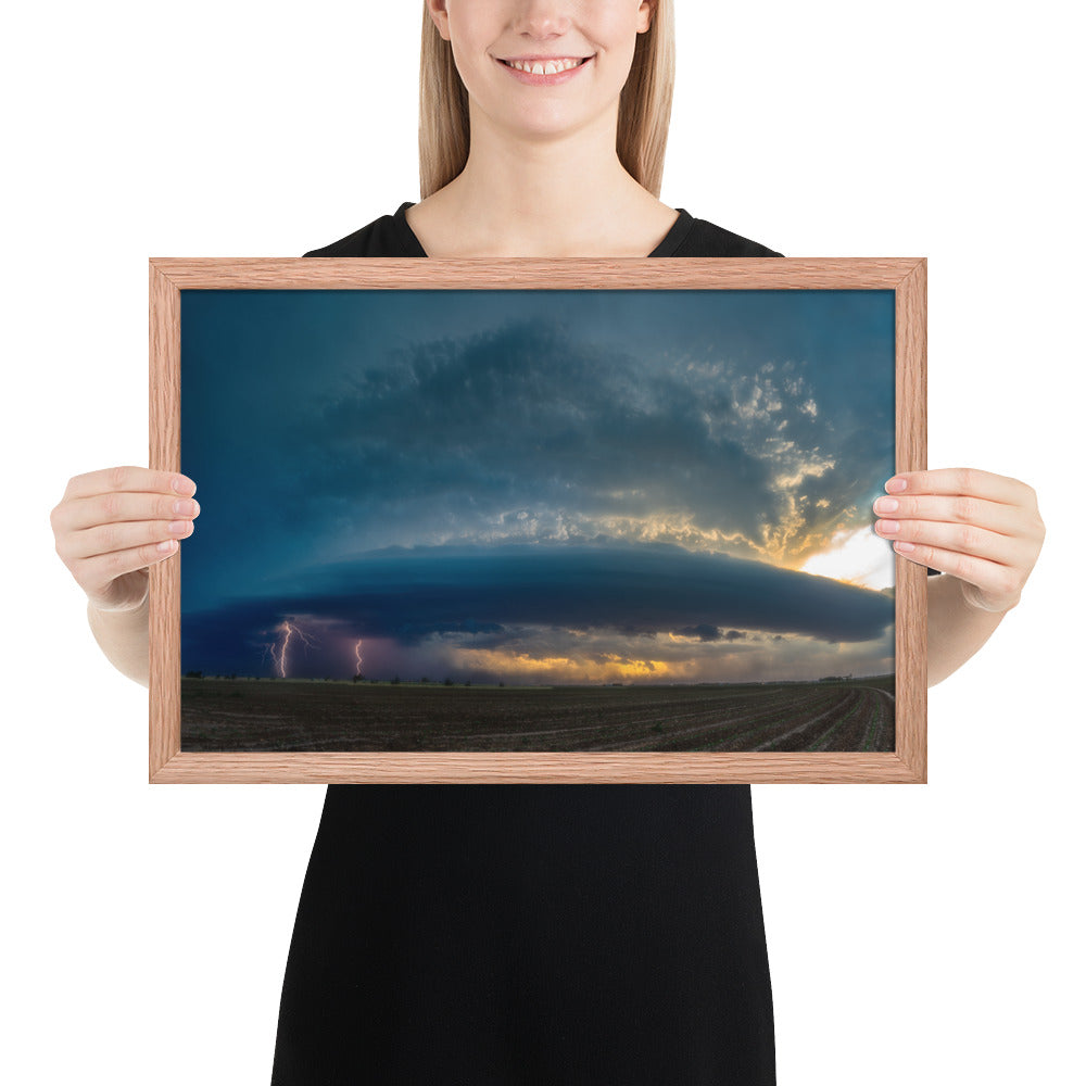 West Texas Spaceship Framed Luster