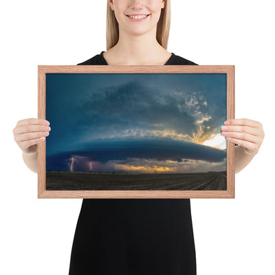 West Texas Spaceship Framed Luster
