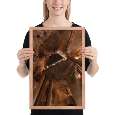 Cave Without a Name Framed Luster